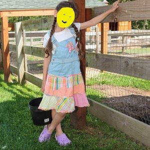 Oilily denim overall jumper size 10